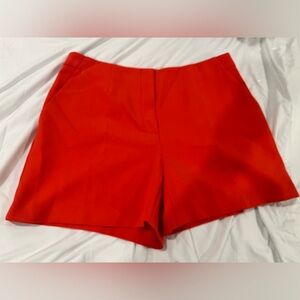 trina turk red shorts